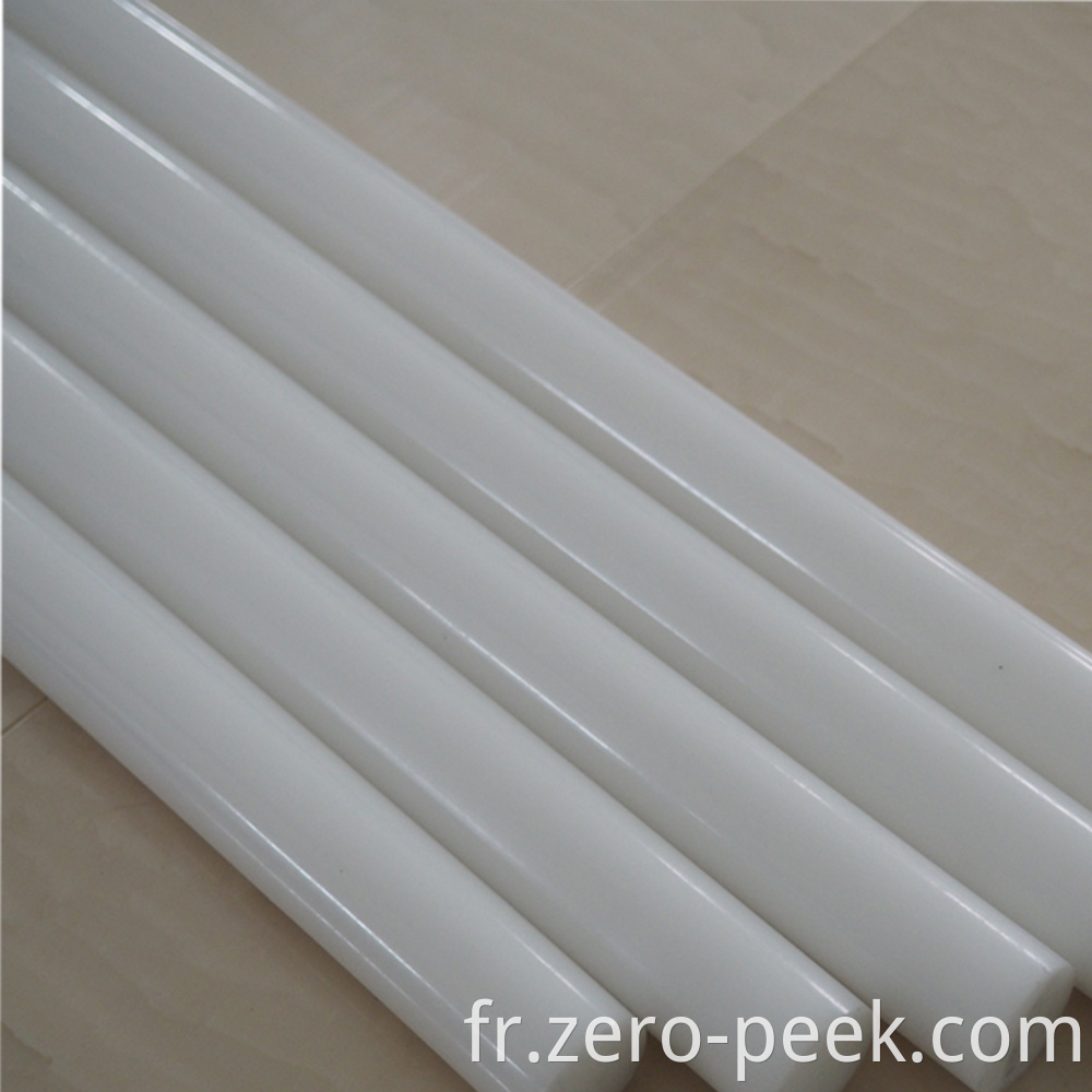 Natural colored acetal rod